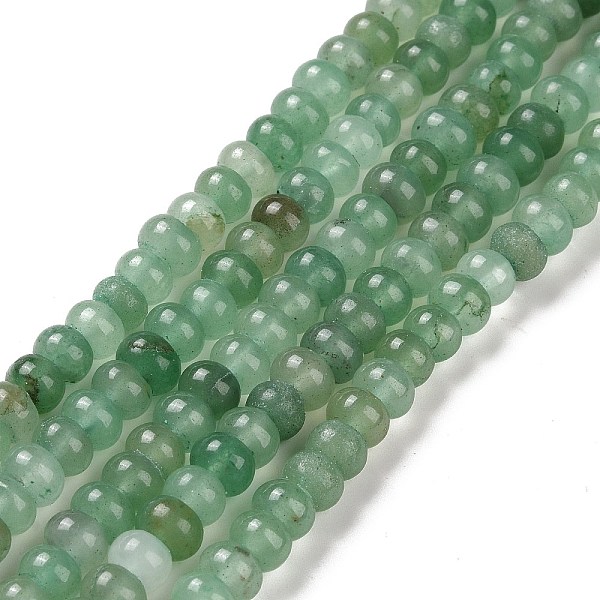 PandaHall Natural Green Aventurine Beads Strands, Grade AB, Rondelle, 6x4mm, Hole: 1.2mm, about 89pcs/strand, 14.84 inch(37.7cm) Green...
PandaHall Natural Green Aventurine Beads Strands, Grade AB, Rondelle, 6x4mm, Hole: 1.2mm, about 89pcs/strand, 14.84 inch(37.7cm) Green...
