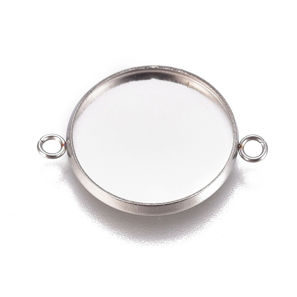 PandaHall 304 Stainless Steel Cabochon Connector Settings, Plain Edge Bezel Cups, Flat Round, Stainless Steel Color, Tray: 16mm...
PandaHall 304 Stainless Steel Cabochon Connector Settings, Plain Edge Bezel Cups, Flat Round, Stainless Steel Color, Tray: 16mm...