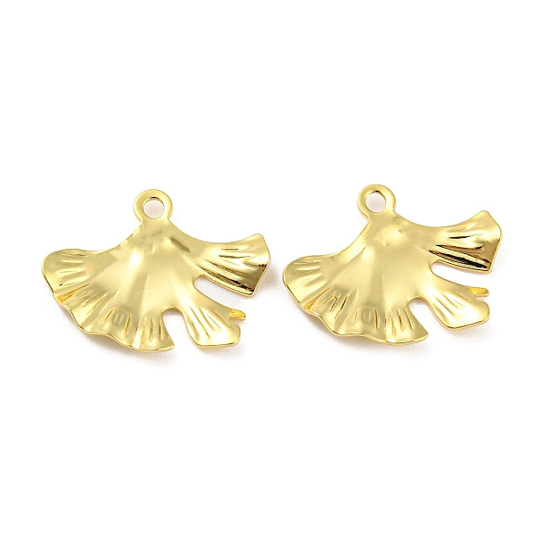 PandaHall Rack Plating Eco-Friendly Brass Pendants, Cadmium Free & Lead Free, Textured Ginkgo Leaf Charm, Real 18K Gold Plated, 16.5x21x2mm...
PandaHall Rack Plating Eco-Friendly Brass Pendants, Cadmium Free & Lead Free, Textured Ginkgo Leaf Charm, Real 18K Gold Plated, 16.5x21x2mm...