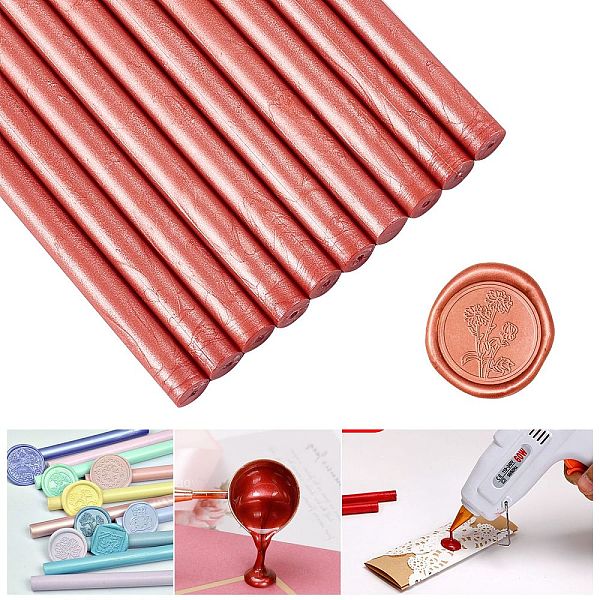 PandaHall Sealing Wax Sticks, for Retro Vintage Wax Seal Stamp, Dark Salmon, 135x11mm Wax
PandaHall Sealing Wax Sticks, for Retro Vintage Wax Seal Stamp, Dark Salmon, 135x11mm Wax