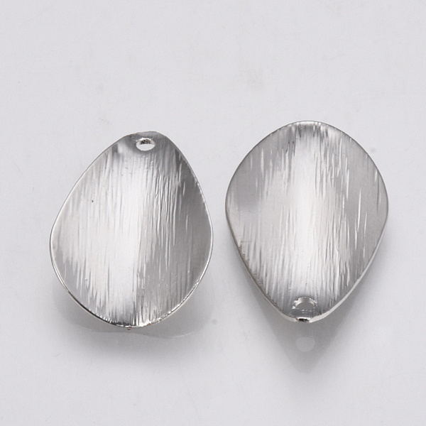 PandaHall Brass Pendants, Petal, Platinum, 20x13.5x2mm, Hole: 1.2mm Brass Flower
PandaHall Brass Pendants, Petal, Platinum, 20x13.5x2mm, Hole: 1.2mm Brass Flower