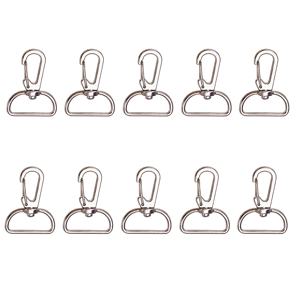 PandaHall Alloy Swivel Lobster Claw Clasps, Swivel Snap Hook, Platinum, 40x30x6.5mm, Hole: 7.5x24mm Alloy
PandaHall Alloy Swivel Lobster Claw Clasps, Swivel Snap Hook, Platinum, 40x30x6.5mm, Hole: 7.5x24mm Alloy