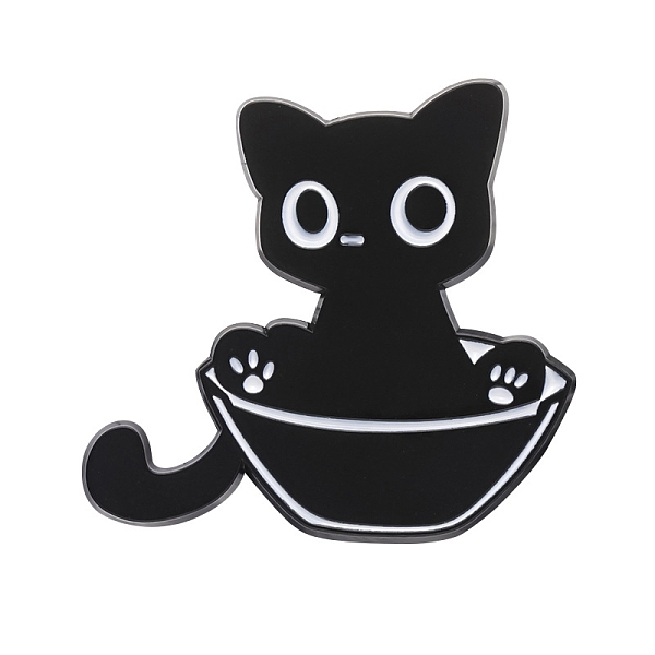 PandaHall Enamel Pins, Zinc Alloy Brooches, Black, Cat Shape, 26x28mm Alloy+Enamel Cat Shape Black
PandaHall Enamel Pins, Zinc Alloy Brooches, Black, Cat Shape, 26x28mm Alloy+Enamel Cat Shape Black