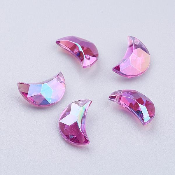 PandaHall Transparent Acrylic Charms, AB Color Plated, Moon, Faceted, Magenta, 11x7x4mm, Hole: 0.5mm Acrylic Moon Pink
PandaHall Transparent Acrylic Charms, AB Color Plated, Moon, Faceted, Magenta, 11x7x4mm, Hole: 0.5mm Acrylic Moon Pink