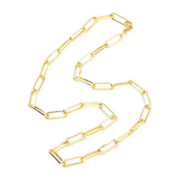 PandaHall Brass Paperclip Chains Necklace for Men Women, Golden, 17.9 inch(45.5cm) Brass
PandaHall Brass Paperclip Chains Necklace for Men Women, Golden, 17.9 inch(45.5cm) Brass