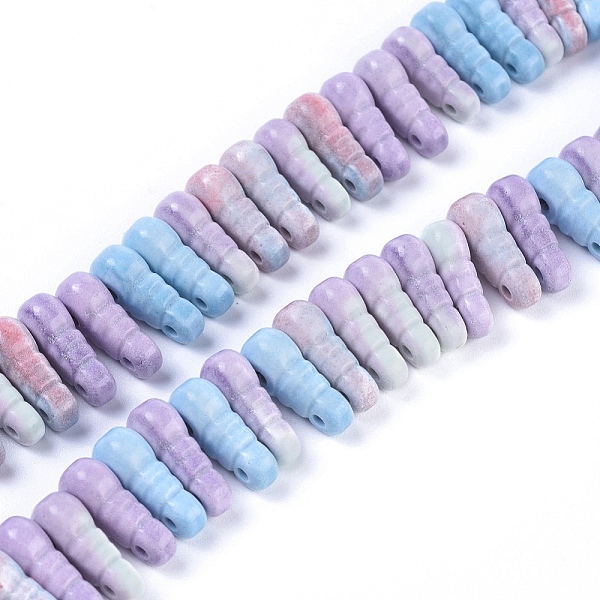 PandaHall Natural Red Rainbow Jasper Multi-Strand Links Strands, Dyed, 2-Hole, Calabash, 16x9x5mm, Hole: 1.2mm and 1.8mm, about 69pcs/strand...
PandaHall Natural Red Rainbow Jasper Multi-Strand Links Strands, Dyed, 2-Hole, Calabash, 16x9x5mm, Hole: 1.2mm and 1.8mm, about 69pcs/strand...