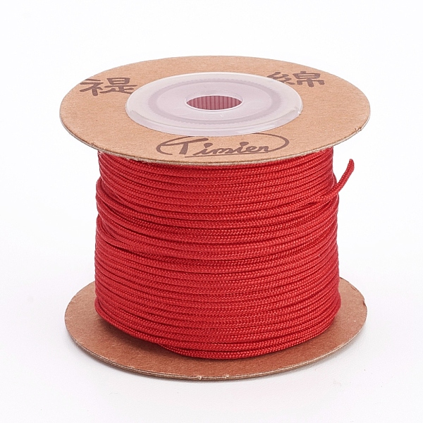 PandaHall Nylon Cords, String Threads Cords, Round, Red, 1.5mm, about 27.34 yards(25m)/roll Nylon Red
PandaHall Nylon Cords, String Threads Cords, Round, Red, 1.5mm, about 27.34 yards(25m)/roll Nylon Red