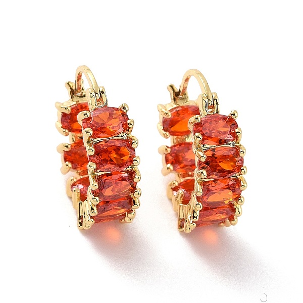 PandaHall Cubic Zirconia Oval Hoop Earrings, Real 18K Gold Plated Brass Jewelry for Women, Red, 20.5x6.5x18mm, Pin: 0.6x0.7~1.3mm Cubic...
PandaHall Cubic Zirconia Oval Hoop Earrings, Real 18K Gold Plated Brass Jewelry for Women, Red, 20.5x6.5x18mm, Pin: 0.6x0.7~1.3mm Cubic...