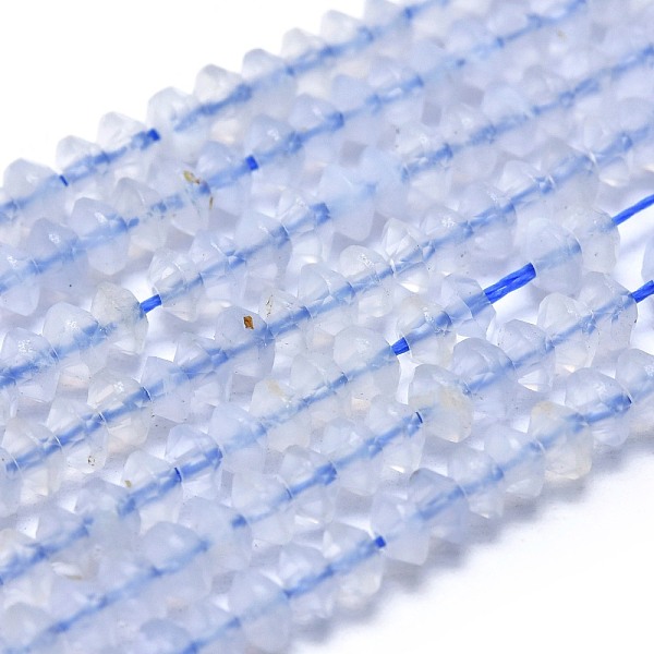 PandaHall Natural Blue Lace Agate Beads Strands, Faceted, Bicone, 2.5~3x1.5~2mm, Hole: 0.5mm, about 250pcs/Strand, 14.96 inch(38cm) Blue...
PandaHall Natural Blue Lace Agate Beads Strands, Faceted, Bicone, 2.5~3x1.5~2mm, Hole: 0.5mm, about 250pcs/Strand, 14.96 inch(38cm) Blue...