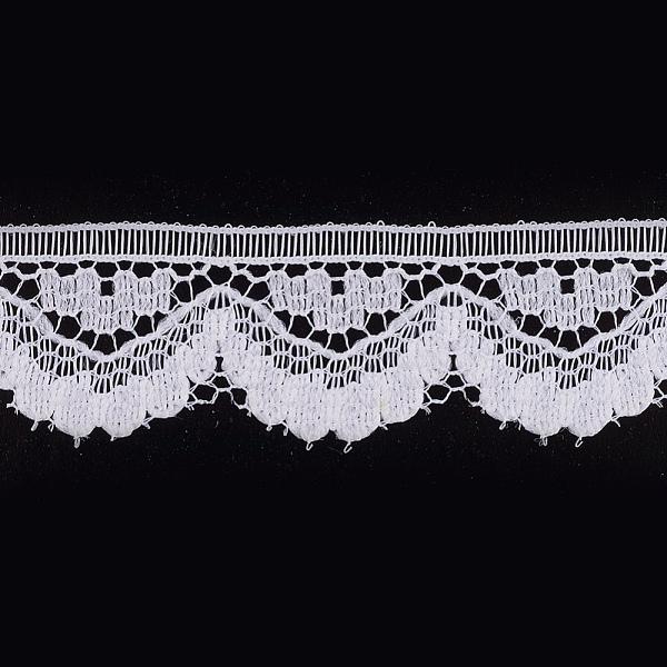 PandaHall Lace Trim Nylon Ribbon for Jewelry Making, White, 1/2 inch(14mm), about 300yards/roll(274.32m/roll) Nylon White
PandaHall Lace Trim Nylon Ribbon for Jewelry Making, White, 1/2 inch(14mm), about 300yards/roll(274.32m/roll) Nylon White