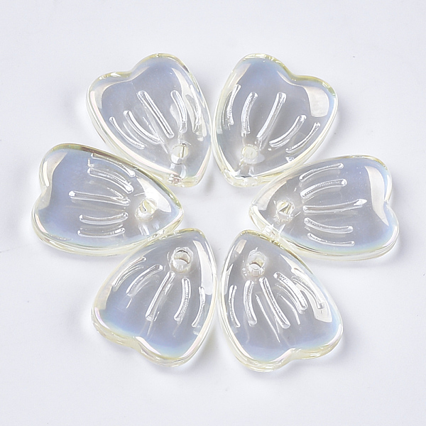 PandaHall Electroplate Glass Pendants, Petal, Light Yellow, 12x9x2.5mm, Hole: 1mm Glass Flower
PandaHall Electroplate Glass Pendants, Petal, Light Yellow, 12x9x2.5mm, Hole: 1mm Glass Flower