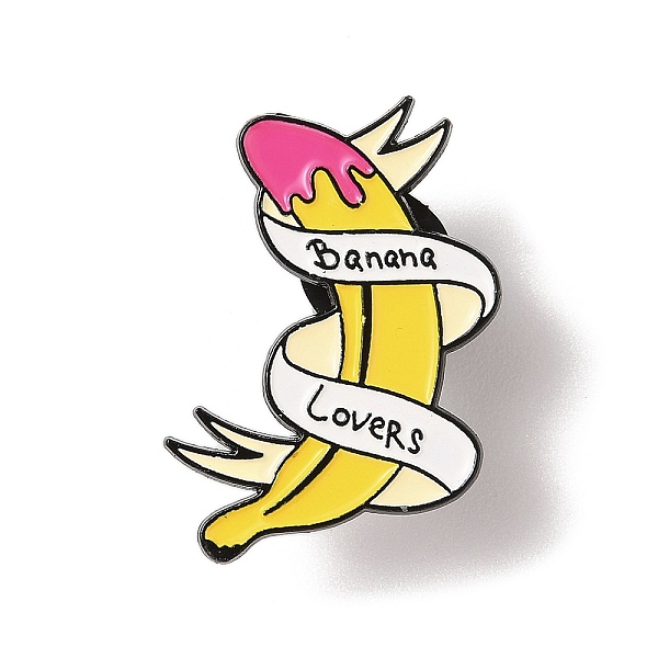 PandaHall Enamel Pins, Black Alloy Brooches for Backpack Clothes, Banana, 32.5x21x1.5mm Alloy+Enamel Banana Yellow
PandaHall Enamel Pins, Black Alloy Brooches for Backpack Clothes, Banana, 32.5x21x1.5mm Alloy+Enamel Banana Yellow