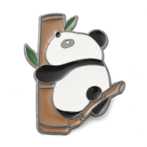 PandaHall Panda Enamel Pins, Gunmetal Alloy Brooch, Bamboo, 35x28x1.5mm Alloy+Enamel Bamboo
PandaHall Panda Enamel Pins, Gunmetal Alloy Brooch, Bamboo, 35x28x1.5mm Alloy+Enamel Bamboo