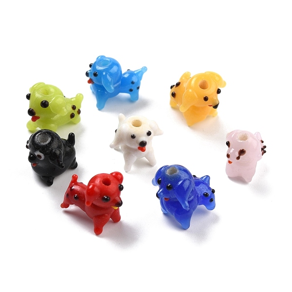 PandaHall Handmade Lampwork Beads, Cartoon Style, Dog, Mixed Color, 16~19x12~14x13~15mm, Hole: 2.5~2.7mm Lampwork Dog Multicolor
PandaHall Handmade Lampwork Beads, Cartoon Style, Dog, Mixed Color, 16~19x12~14x13~15mm, Hole: 2.5~2.7mm Lampwork Dog Multicolor