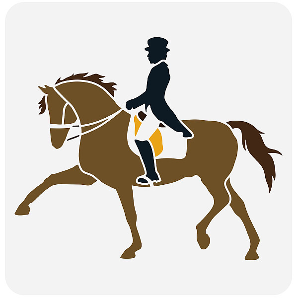 PandaHall PET Hollow Out Drawing Painting Stencils, for DIY Scrapbook, Photo Album, Horse Pattern, 30x30cm Plastic Horse
PandaHall PET Hollow Out Drawing Painting Stencils, for DIY Scrapbook, Photo Album, Horse Pattern, 30x30cm Plastic Horse