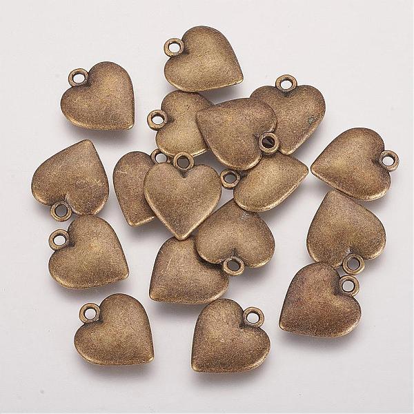 PandaHall Tibetan Style Alloy Charms, Heart, Lead Free and Cadmium Free, Antique Bronze, 16x14x2mm, Hole: 1mm Alloy Heart
PandaHall Tibetan Style Alloy Charms, Heart, Lead Free and Cadmium Free, Antique Bronze, 16x14x2mm, Hole: 1mm Alloy Heart