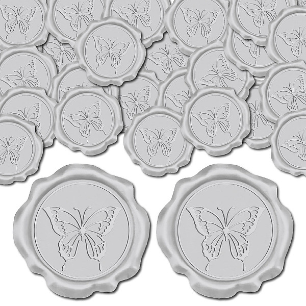 PandaHall CRASPIRE 50pcs Butterfly Wax Seal Stickers Silver Wedding Invitation Envelope Sealing Stickers Decoration Stickers Adhesive...
PandaHall CRASPIRE 50pcs Butterfly Wax Seal Stickers Silver Wedding Invitation Envelope Sealing Stickers Decoration Stickers Adhesive...