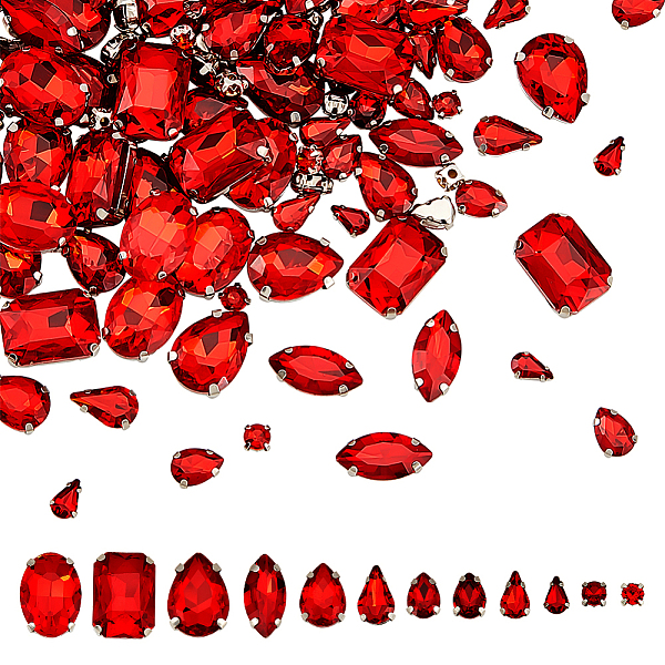 PandaHall AHANDMAKER 120 Pcs Sew on Glass Rhinestones, Flatback Sewing Claw Rhinestones with Silver Prong Settings, Red Sew on Crystal Gems...
PandaHall AHANDMAKER 120 Pcs Sew on Glass Rhinestones, Flatback Sewing Claw Rhinestones with Silver Prong Settings, Red Sew on Crystal Gems...