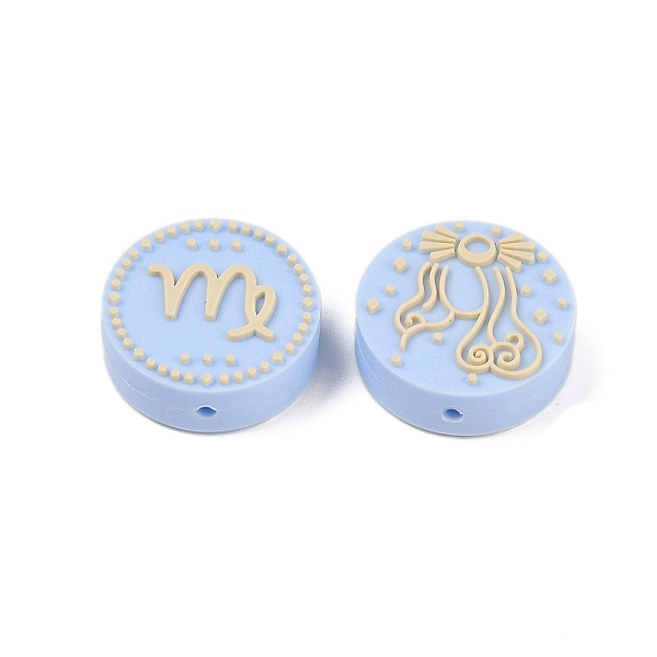 PandaHall Food Grade Silicone Focal Beads, Silicone Teething Beads, Round with Twelve Constellations, Virgo, 25x9.5mm, Hole: 2.5mm Silicone..., Orange
PandaHall Food Grade Silicone Focal Beads, Silicone Teething Beads, Round with Twelve Constellations, Virgo, 25x9.5mm, Hole: 2.5mm Silicone..., Orange