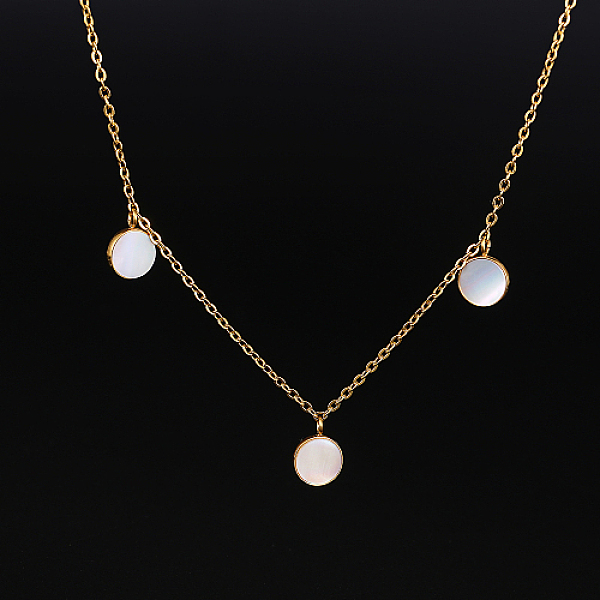 PandaHall Stainless Steel Pendant Necklaces for Women, with Shell, Cable Chain Necklace, Real 18K Gold Plated, 16-1/2 inch(42cm) Stainless...
PandaHall Stainless Steel Pendant Necklaces for Women, with Shell, Cable Chain Necklace, Real 18K Gold Plated, 16-1/2 inch(42cm) Stainless...