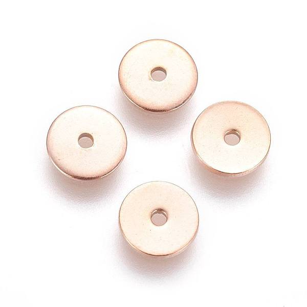 PandaHall Ion Plating(IP) 304 Stainless Steel Spacer Beads, Disc, Rose Gold, 10x0.7mm, Hole: 1.2mm 304 Stainless Steel Disc
PandaHall Ion Plating(IP) 304 Stainless Steel Spacer Beads, Disc, Rose Gold, 10x0.7mm, Hole: 1.2mm 304 Stainless Steel Disc