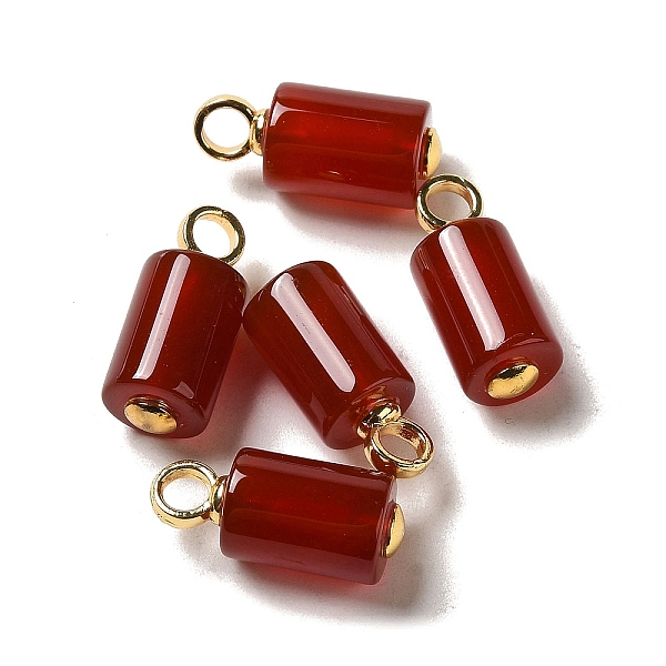 PandaHall Natural Carnelian(Dyed & Heated) Pendants, Column Charms with Real 18K Gold Plated Brass Pendant Bails, 18.5~19x8mm, Hole: 3.3mm..., Red
PandaHall Natural Carnelian(Dyed & Heated) Pendants, Column Charms with Real 18K Gold Plated Brass Pendant Bails, 18.5~19x8mm, Hole: 3.3mm..., Red