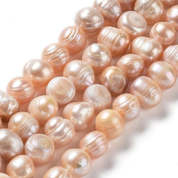 PandaHall Natural Cultured Freshwater Pearl Beads Strands, Potato, Grade AB, PeachPuff, 9~11x9~10mm, Hole: 0.6mm, about 37pcs/strand..., Brown
PandaHall Natural Cultured Freshwater Pearl Beads Strands, Potato, Grade AB, PeachPuff, 9~11x9~10mm, Hole: 0.6mm, about 37pcs/strand..., Brown