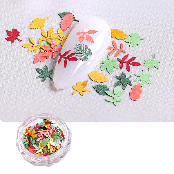 PandaHall Paper Cabochons, Nail Art Decorations, Leaf, Mixed Color, size Paper Leaf Multicolor
PandaHall Paper Cabochons, Nail Art Decorations, Leaf, Mixed Color, size Paper Leaf Multicolor