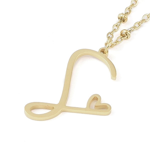 PandaHall 304 Stainless Steel Pendant Necklaces, Letter Charms, Letter S, 16.22 inch(41.2cm), 21x18.5x1.3mm 304 Stainless Steel Letter S
PandaHall 304 Stainless Steel Pendant Necklaces, Letter Charms, Letter S, 16.22 inch(41.2cm), 21x18.5x1.3mm 304 Stainless Steel Letter S