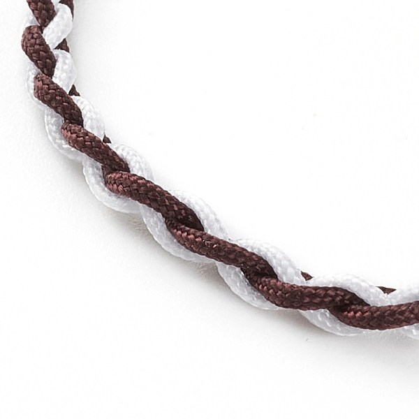 PandaHall Adjustable Two Tone Nylon Cord Braided Bracelets, Coconut Brown, Inner Diameter: 3/8~2-5/8 inch(1~6.6cm) Nylon
PandaHall Adjustable Two Tone Nylon Cord Braided Bracelets, Coconut Brown, Inner Diameter: 3/8~2-5/8 inch(1~6.6cm) Nylon
