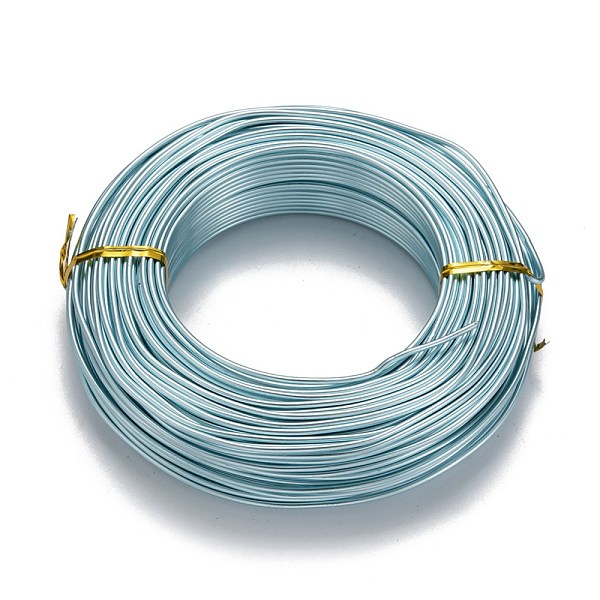 PandaHall Round Aluminum Wire, Flexible Craft Wire, for Beading Jewelry Doll Craft Making, Pale Turquoise, 12 Gauge, 2.0mm, 55m/500g(180.4..., Cyan
PandaHall Round Aluminum Wire, Flexible Craft Wire, for Beading Jewelry Doll Craft Making, Pale Turquoise, 12 Gauge, 2.0mm, 55m/500g(180.4..., Cyan