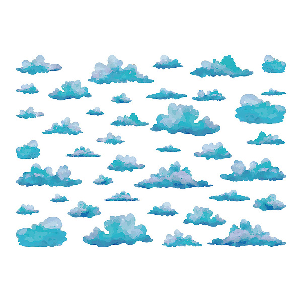 PandaHall PVC Wall Stickers, Wall Decoration, Cloud Pattern, 740x290mm, 2pcs/set PVC Cloud
PandaHall PVC Wall Stickers, Wall Decoration, Cloud Pattern, 740x290mm, 2pcs/set PVC Cloud