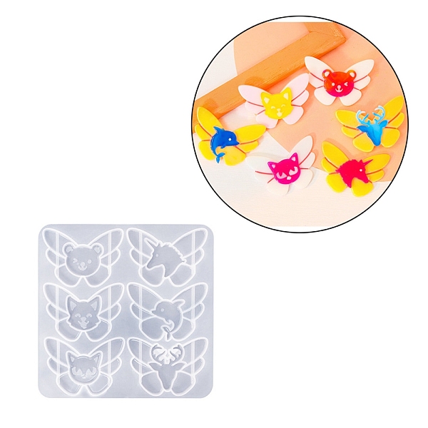 PandaHall Butterfly DIY Silicone Molds, Decoration Making, Resin Casting Molds, For UV Resin, Epoxy Resin Jewelry Making, White, 135x128x6mm...
PandaHall Butterfly DIY Silicone Molds, Decoration Making, Resin Casting Molds, For UV Resin, Epoxy Resin Jewelry Making, White, 135x128x6mm...