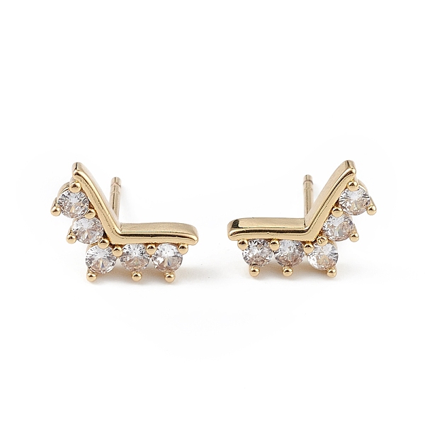 PandaHall Clear Cubic Zirconia Crown Stud Earrings, Brass Jewelry for Women, Long-Lasting Plated, Lead Free & Cadmium Free, Real 18K Gold...
PandaHall Clear Cubic Zirconia Crown Stud Earrings, Brass Jewelry for Women, Long-Lasting Plated, Lead Free & Cadmium Free, Real 18K Gold...