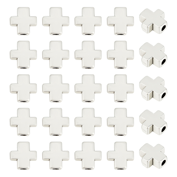 PandaHall HOBBIESAY 150Pcs Tibetan Style Alloy Beads, Cross, Cadmium Free & Lead Free, Antique Silver, 8.5x8x3.5mm, Hole: 1.5mm Alloy Cross
PandaHall HOBBIESAY 150Pcs Tibetan Style Alloy Beads, Cross, Cadmium Free & Lead Free, Antique Silver, 8.5x8x3.5mm, Hole: 1.5mm Alloy Cross