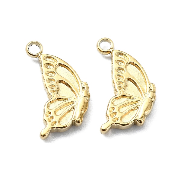 PandaHall 304 Stainless Steel Charms, Butterfly Charm, Real 14K Gold Plated, 13.5x9x2mm, Hole: 1.5mm 304 Stainless Steel Butterfly
PandaHall 304 Stainless Steel Charms, Butterfly Charm, Real 14K Gold Plated, 13.5x9x2mm, Hole: 1.5mm 304 Stainless Steel Butterfly