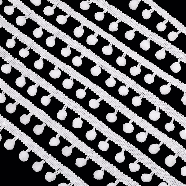PandaHall 22 Yards Pom Poms Balls Fringe Trim, 24mm Trim Fringe White Sewing Ribbon Crafts Pompoms Tassel Lace for Sewing Pillow Clothing...
PandaHall 22 Yards Pom Poms Balls Fringe Trim, 24mm Trim Fringe White Sewing Ribbon Crafts Pompoms Tassel Lace for Sewing Pillow Clothing...