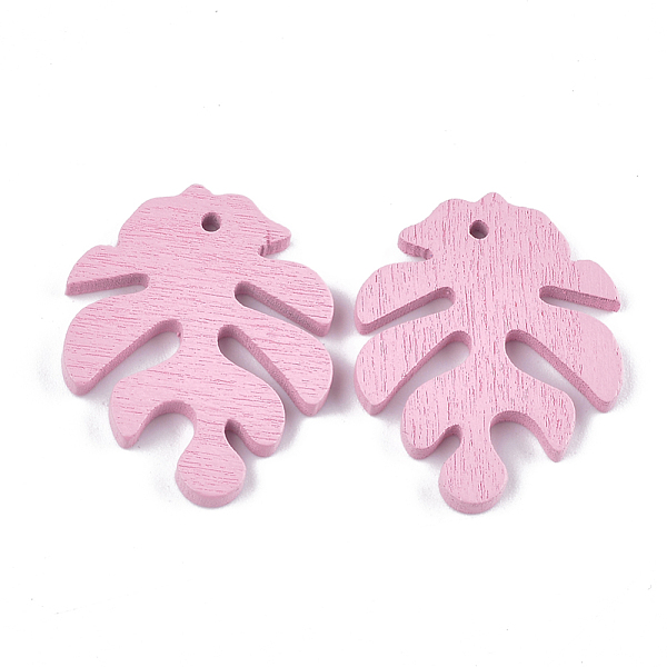 PandaHall Painted Poplar Wood Pendants, Tropical Leaf Charms, Monstera Leaf, Pink, 30x24x2.5~3mm, Hole: 1.5~2mm Wood Leaf Pink
PandaHall Painted Poplar Wood Pendants, Tropical Leaf Charms, Monstera Leaf, Pink, 30x24x2.5~3mm, Hole: 1.5~2mm Wood Leaf Pink