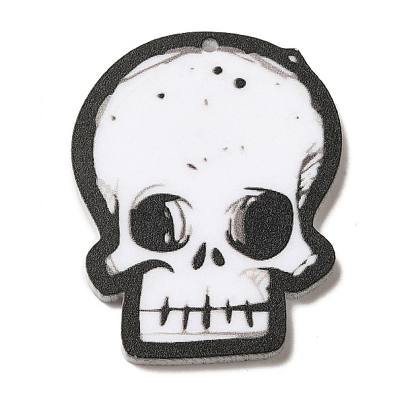 PandaHall Halloween Acrylic Pendants, Skull, White, 39.5x30.5x2mm, Hole: 1.6mm Acrylic Skull White
PandaHall Halloween Acrylic Pendants, Skull, White, 39.5x30.5x2mm, Hole: 1.6mm Acrylic Skull White