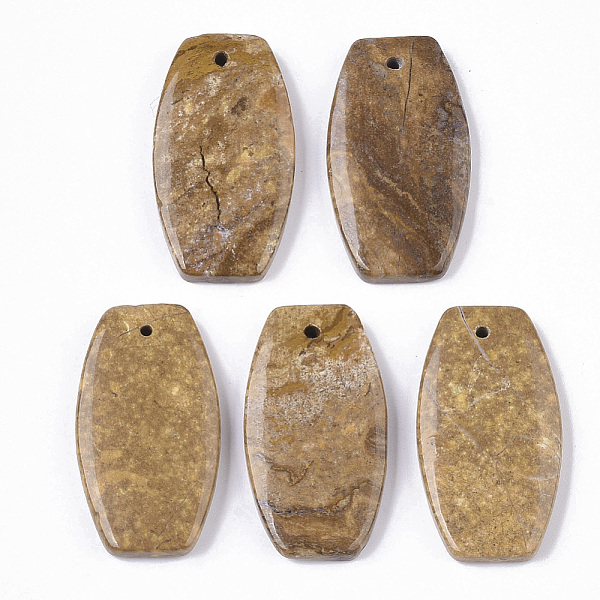 PandaHall Natural Larderite Shoushan Tianhuang Stone Pendants, Drum, 33x18x4~5mm, Hole: 1~1.5mm Shoushan Stone Drum
PandaHall Natural Larderite Shoushan Tianhuang Stone Pendants, Drum, 33x18x4~5mm, Hole: 1~1.5mm Shoushan Stone Drum