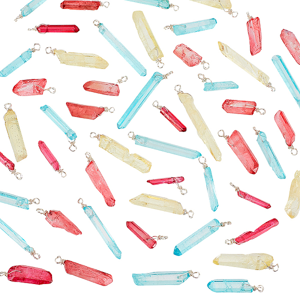 PandaHall OLYCRAFT 50Pcs Raw Quartz Crystal Pendant Dyed Colorful Quartz Charms Chip Charms Raw Irregular Quartz Pendant Colorful Crystal..., Multicolor
PandaHall OLYCRAFT 50Pcs Raw Quartz Crystal Pendant Dyed Colorful Quartz Charms Chip Charms Raw Irregular Quartz Pendant Colorful Crystal..., Multicolor
