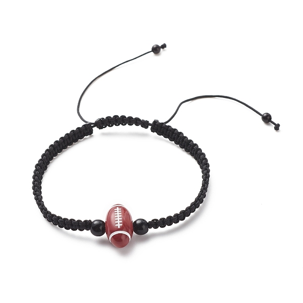 PandaHall Acrylic Braided Bead Bracelet, Nylon Cord Adjustable Bracelet for Women, Player Pattern, Inner Diameter: 2-1/8~3-1/2 inch...
PandaHall Acrylic Braided Bead Bracelet, Nylon Cord Adjustable Bracelet for Women, Player Pattern, Inner Diameter: 2-1/8~3-1/2 inch...