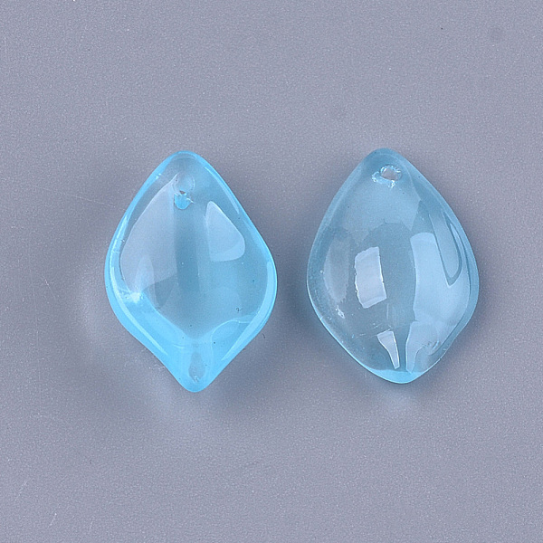 PandaHall Transparent Spray Painted Glass Pendants, Petal, Light Sky Blue, 19x12.5x5~5.5mm, Hole: 1mm Glass Petaline Blue
PandaHall Transparent Spray Painted Glass Pendants, Petal, Light Sky Blue, 19x12.5x5~5.5mm, Hole: 1mm Glass Petaline Blue