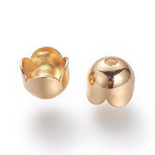 PandaHall Brass Bead Cap Findings, Nickel Free, Real 18K Gold Plated, 4-Petal, 6x5mm, Hole: 1.5mm Brass
PandaHall Brass Bead Cap Findings, Nickel Free, Real 18K Gold Plated, 4-Petal, 6x5mm, Hole: 1.5mm Brass