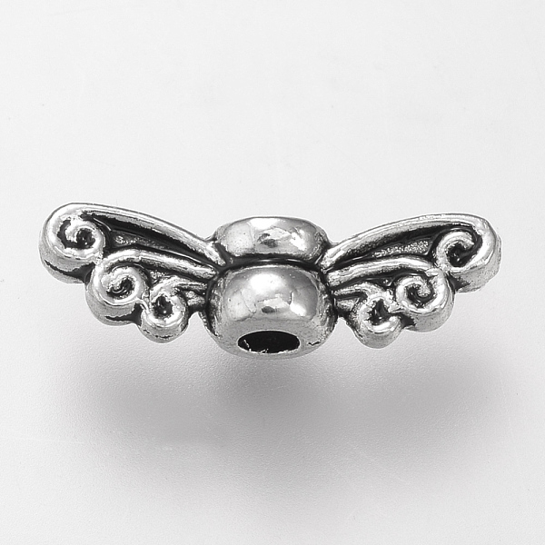 PandaHall Tibetan Style Alloy Beads, Cadmium Free & Lead Free, Wing, Antique Silver, 4x14x3.5mm, Hole: 1.5mm, about 2380pcs/1000g Alloy Wing
PandaHall Tibetan Style Alloy Beads, Cadmium Free & Lead Free, Wing, Antique Silver, 4x14x3.5mm, Hole: 1.5mm, about 2380pcs/1000g Alloy Wing
