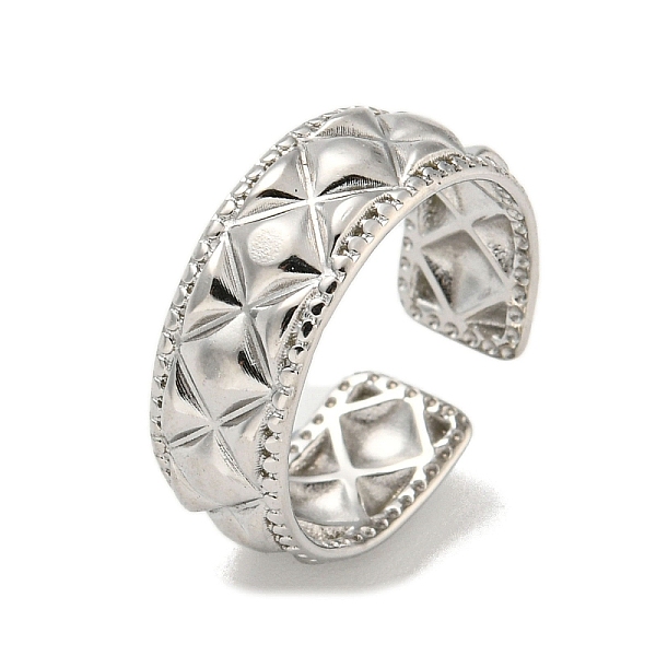 PandaHall 304 Stainless Steel Finger Ring, Stainless Steel Color, 7mm, Adjustable 304 Stainless Steel
PandaHall 304 Stainless Steel Finger Ring, Stainless Steel Color, 7mm, Adjustable 304 Stainless Steel