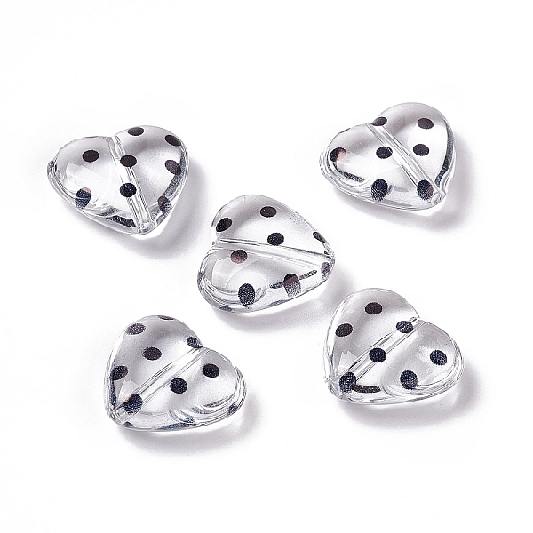 PandaHall Transparent Acrylic Beads, Heart with Polka Dot Pattern, Clear, Black, 15.5x17.5x6mm, Hole: 1.7mm Acrylic Polka Dot Black
PandaHall Transparent Acrylic Beads, Heart with Polka Dot Pattern, Clear, Black, 15.5x17.5x6mm, Hole: 1.7mm Acrylic Polka Dot Black