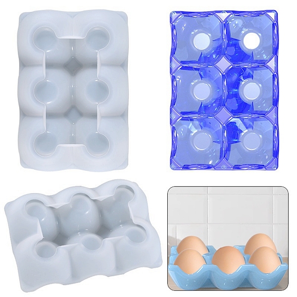 PandaHall Egg Holder Silicone Molds, Resin Casting Molds, For DIY Egg Holder Tray Making, Usable in Kitchen Refrigerator, White...
PandaHall Egg Holder Silicone Molds, Resin Casting Molds, For DIY Egg Holder Tray Making, Usable in Kitchen Refrigerator, White...