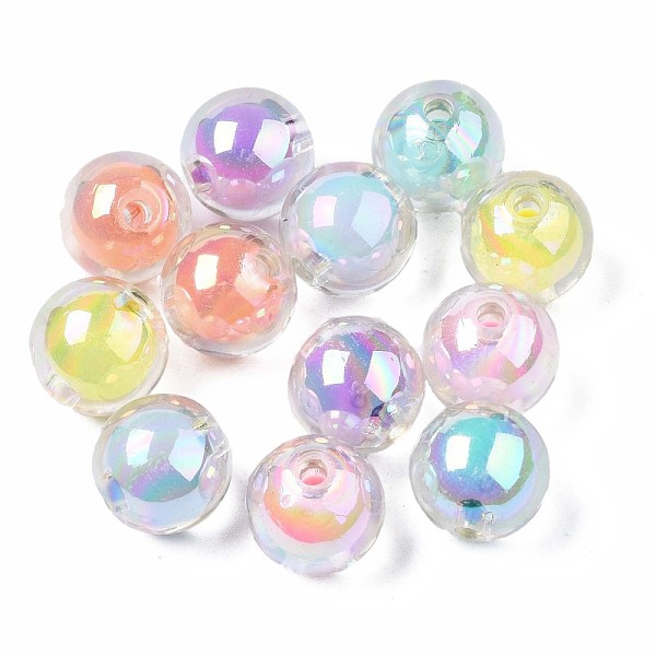 PandaHall Transparent Acrylic Beads, Bead in Bead, Round, AB Color, Mixed Color, 12mm, Hole: 2mm, about 500pcs/500g Acrylic Round Multicolor
PandaHall Transparent Acrylic Beads, Bead in Bead, Round, AB Color, Mixed Color, 12mm, Hole: 2mm, about 500pcs/500g Acrylic Round Multicolor