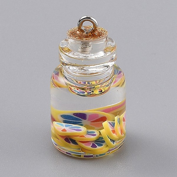 PandaHall Transparent Glass Wishing Bottle Pendant Decorations, with Resin & Plastic Candy inside, Cork Stopper, Colorful, 29x15mm, Hole...
PandaHall Transparent Glass Wishing Bottle Pendant Decorations, with Resin & Plastic Candy inside, Cork Stopper, Colorful, 29x15mm, Hole...